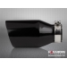 FIAT 500 Custom Gloss Black Exhaust Tip by MADNESS (1) - Gloss Black -  2.5" ID